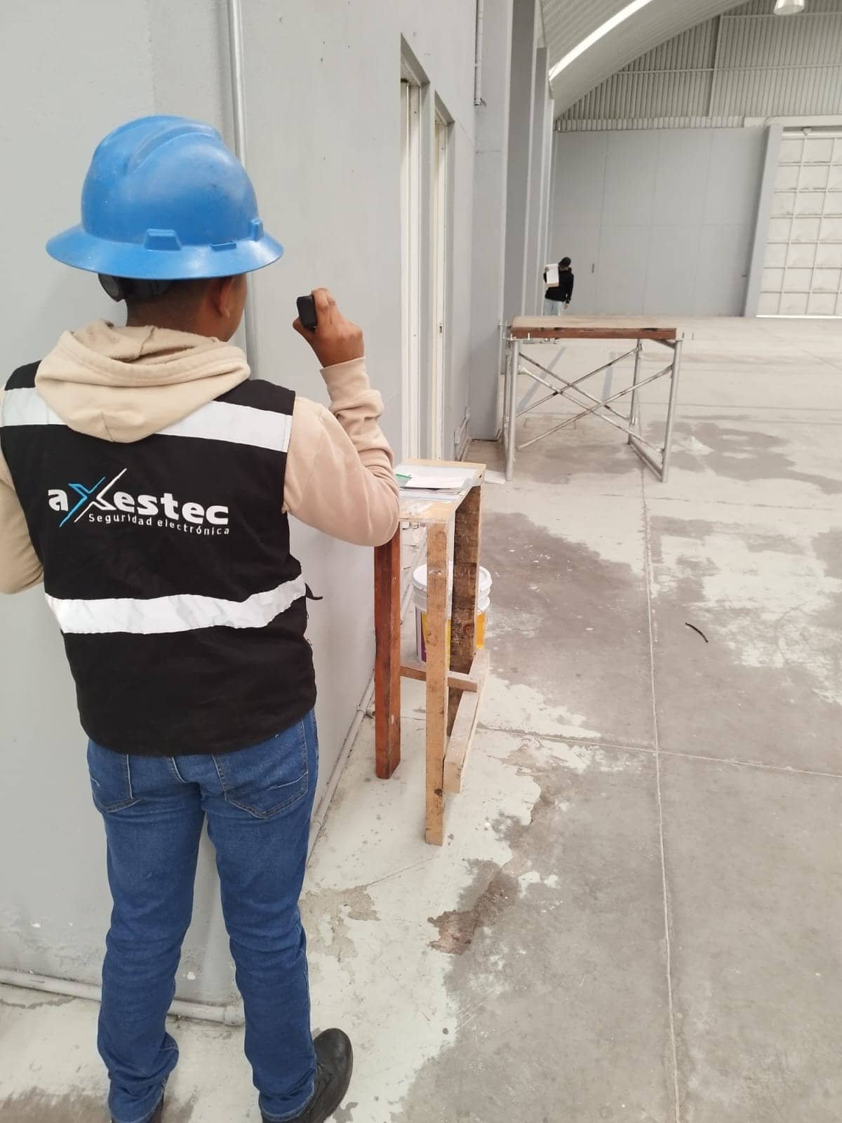 Calibración y medida llevada acabo por axestec