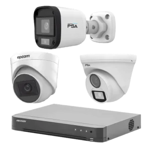 KIT DE 4 CAMARAS-2MP CON RECONOCIMIENTO FACIAL