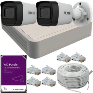 KIT DE 2 Cámaras IP de 2MP