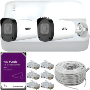 KIT DE  2 Cámaras IP de  5MP POR UTP
