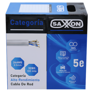 Bobina de Cable UTP Cat5e 100% Cobre